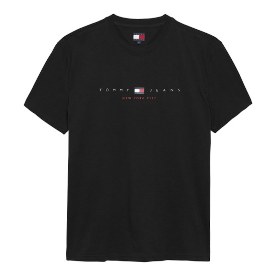 Tommy Hilfiger Ανδρική κοντομάνικη μπλούζα Regular Flag Linear Tee